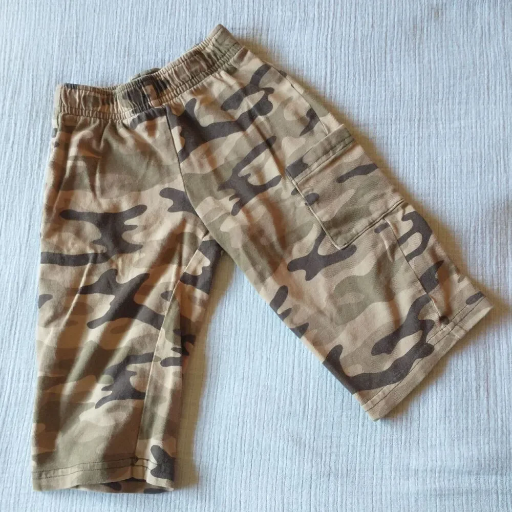 12M Carters Camo Elastic Waist Pants